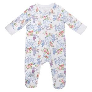 SoldoutRollerRabbit X LoveShackFancy Infant Footie